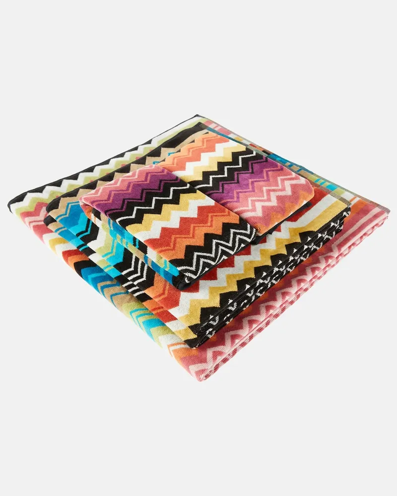 Missoni Set Giacomo aus fünf Handtüchern Multicolor