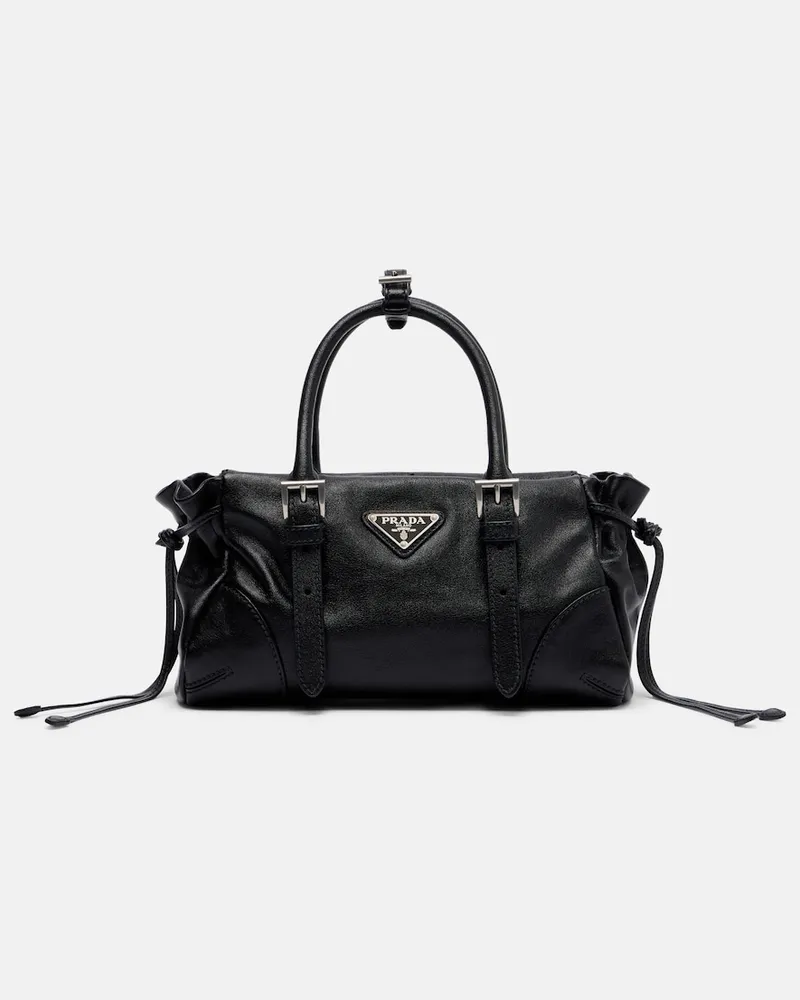 Prada Henkeltasche Prada Bonnie Small aus Leder Schwarz