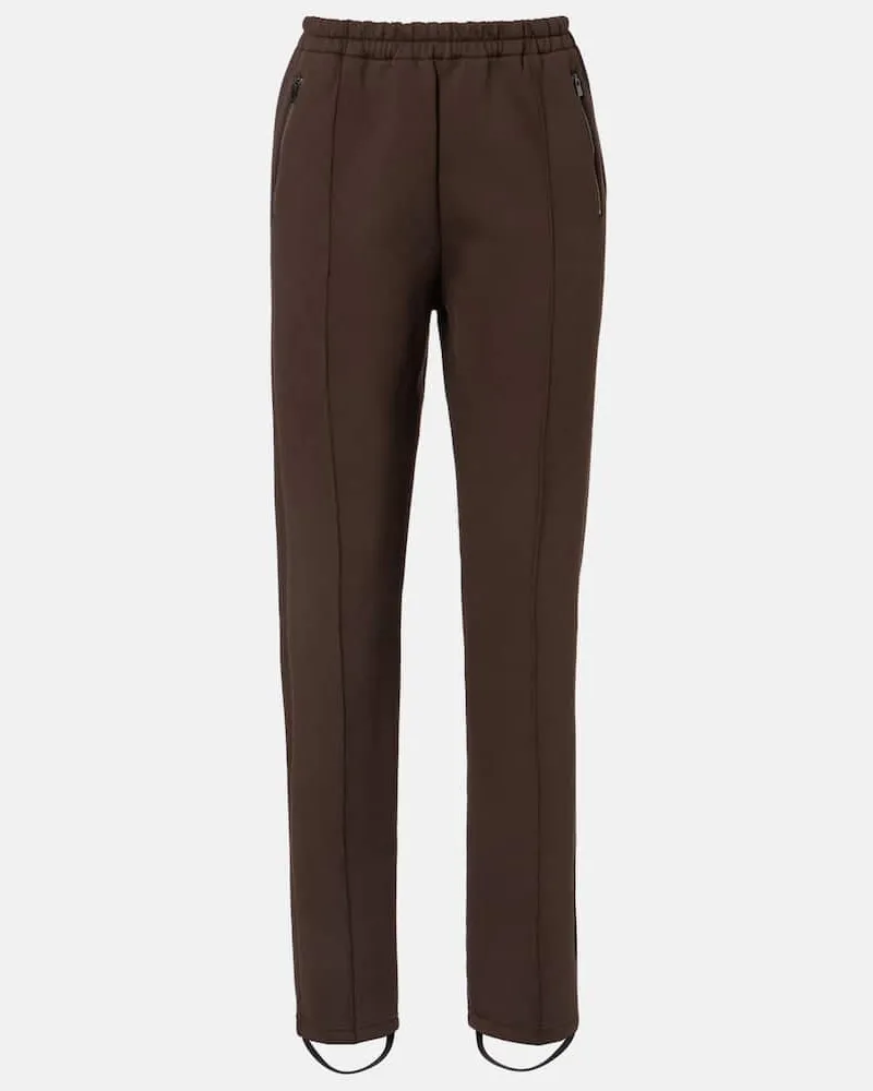 Maison Margiela Jogginghose aus einem Baumwollgemisch Braun