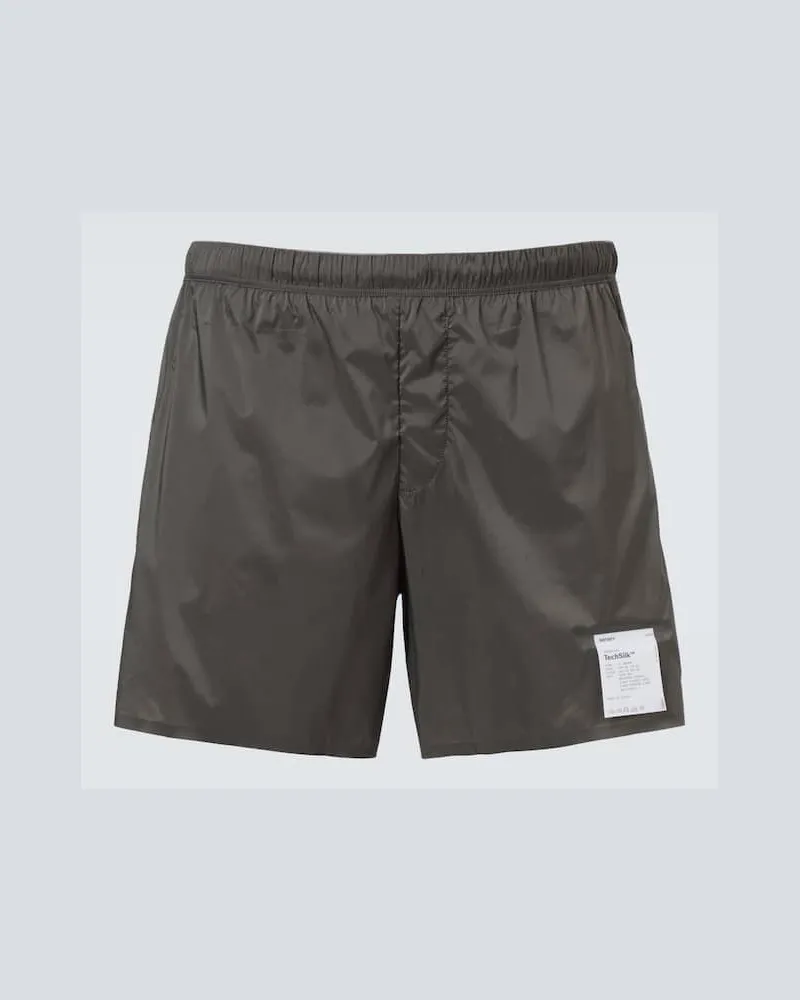 Satisfy Laufshorts TechSilk 5 Grau