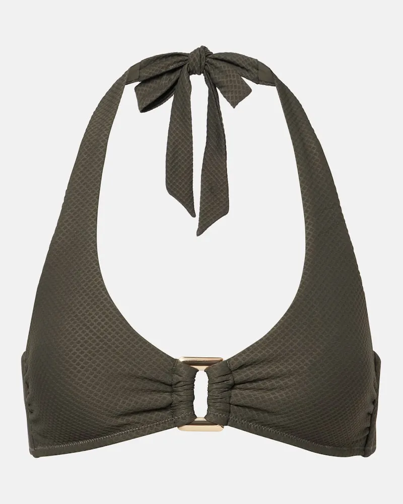 Heidi Klein Bikini-Oberteil Grün