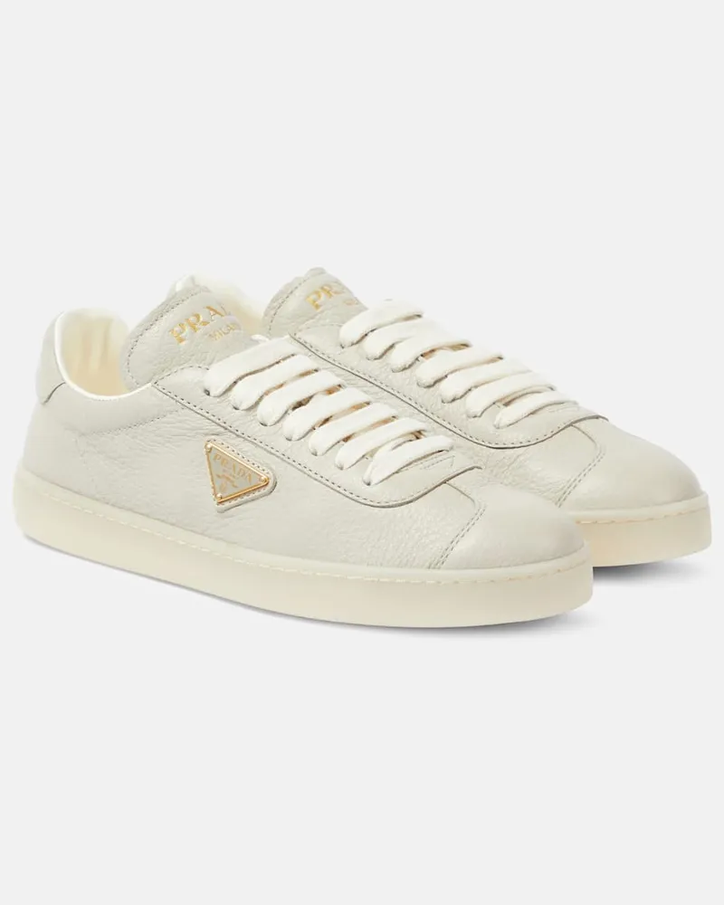 Prada Sneakers Lane aus Leder Neutral