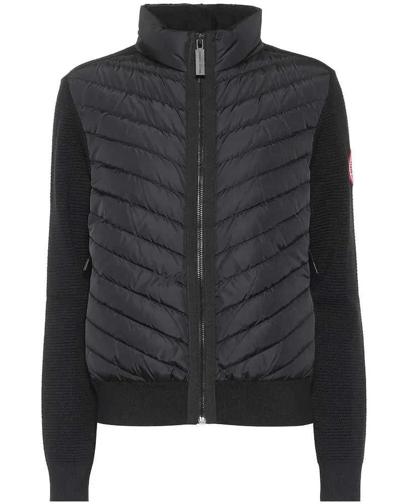 Canada Goose Daunenjacke HyBridge® mit Wolle Schwarz