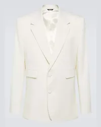 Dolce & Gabbana Blazer aus Wolle Weiss