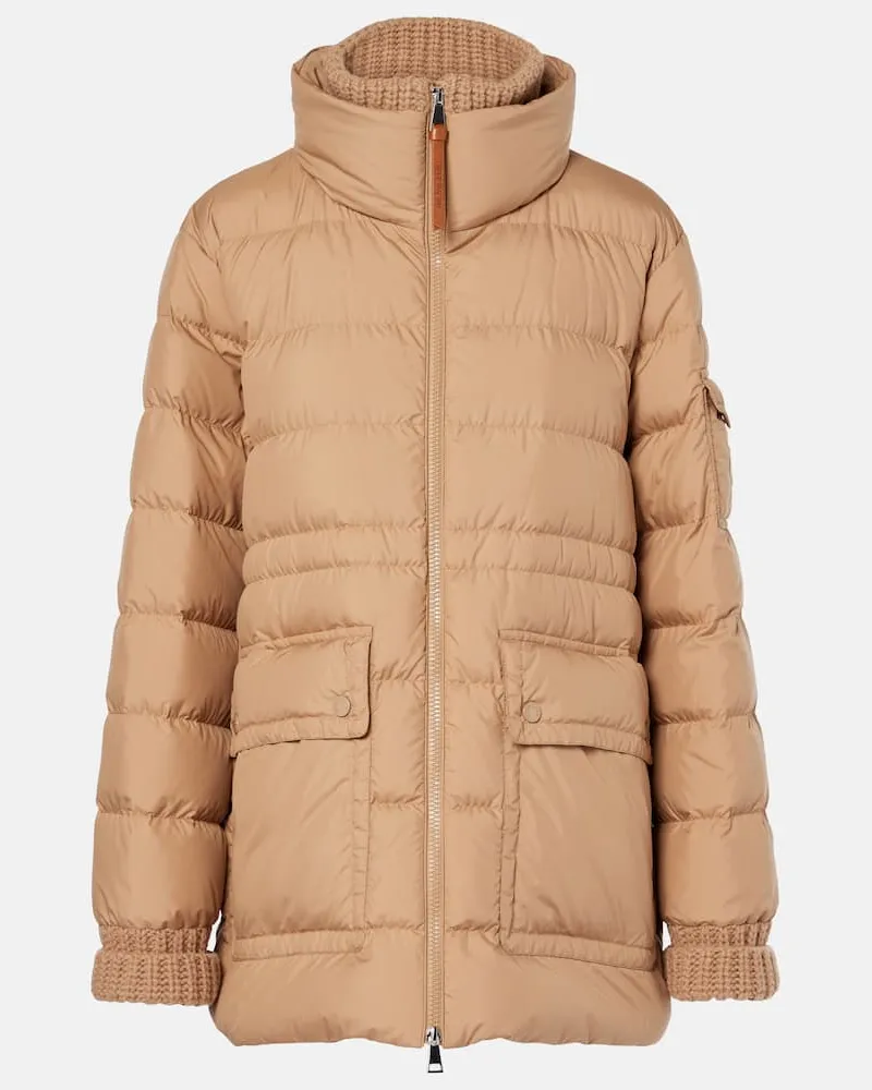 Moncler Daunenweste Baux Braun