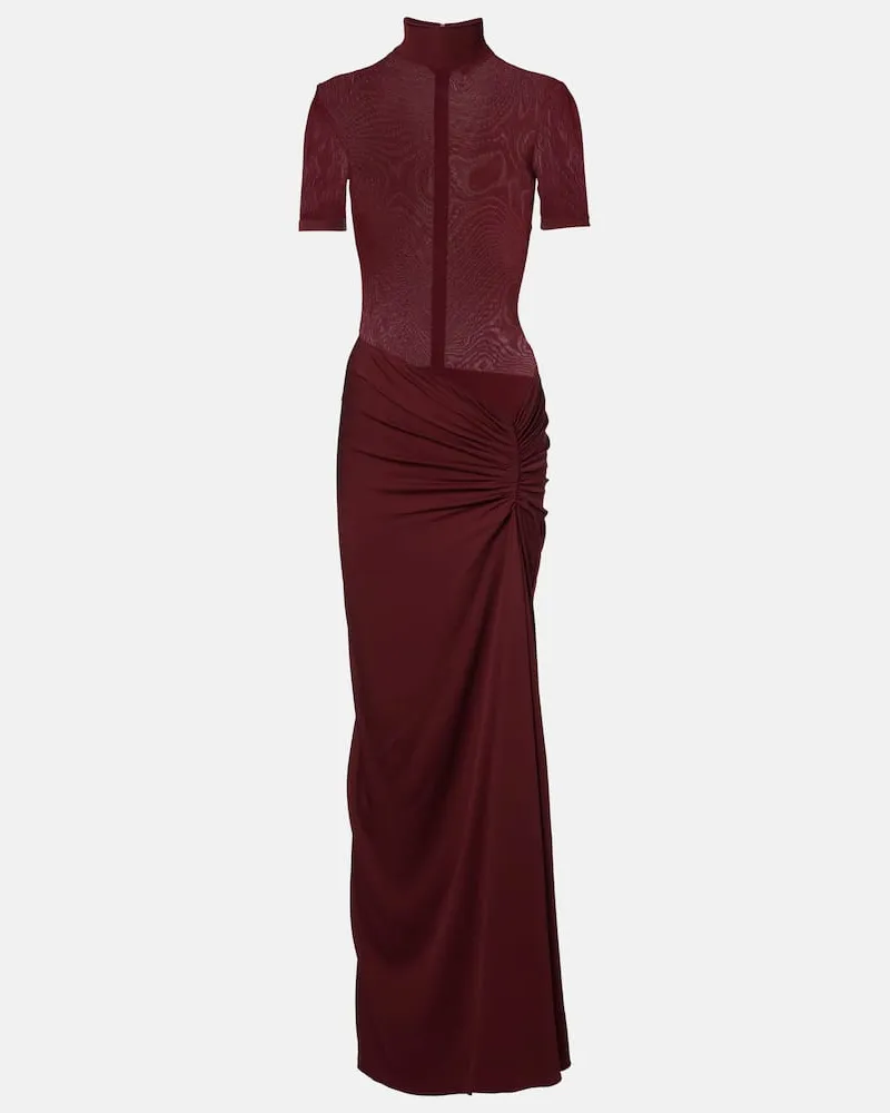Christopher Esber Robe aus Rippstrick Burgund