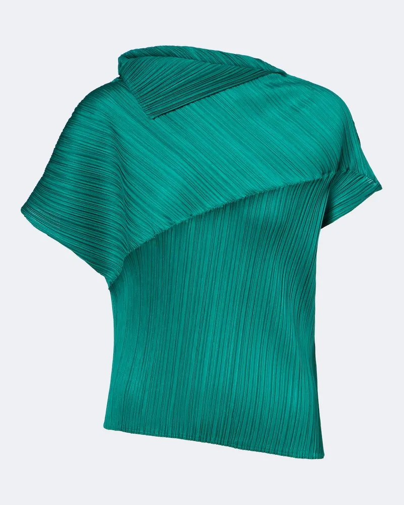 Issey Miyake Top Leap Grün