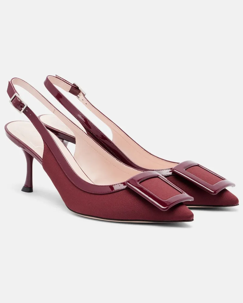 Roger Vivier Slingback-Pumps Viv' In The City 65 Burgunderrot