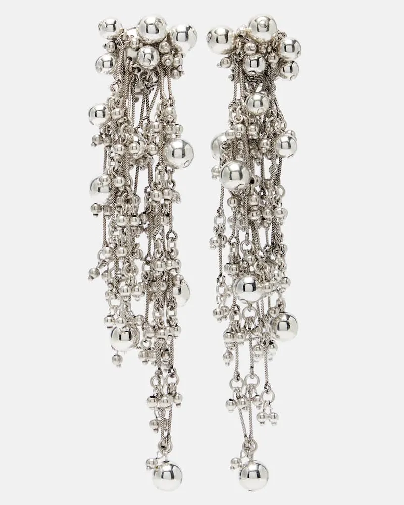 Isabel Marant Verzierte Clip-Ohrringe Freya Silber