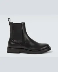 Valentino Garavani Chelsea Boots aus Leder Schwarz