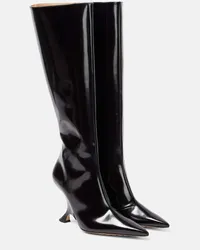 Bottega Veneta Stiefel Rocket aus Leder Schwarz