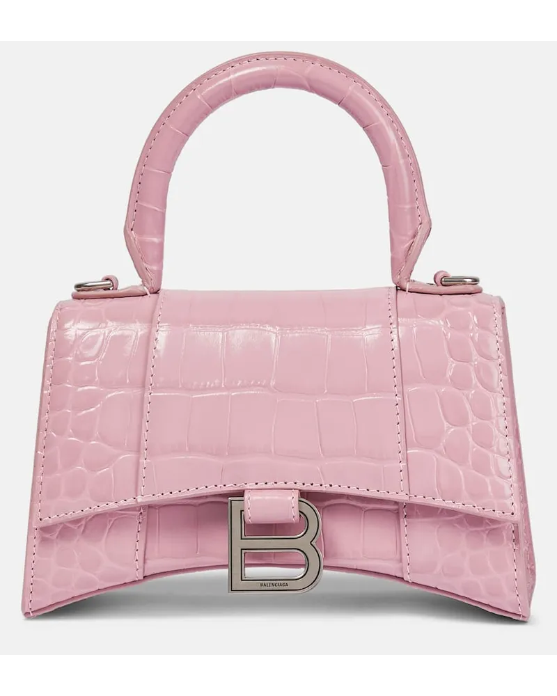 Balenciaga Tote Hourglass Small Pink