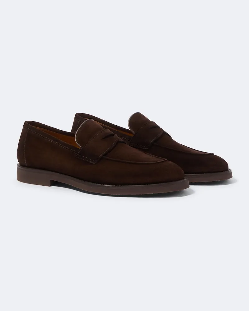 Magnanni Loafer Cervan aus Veloursleder Braun