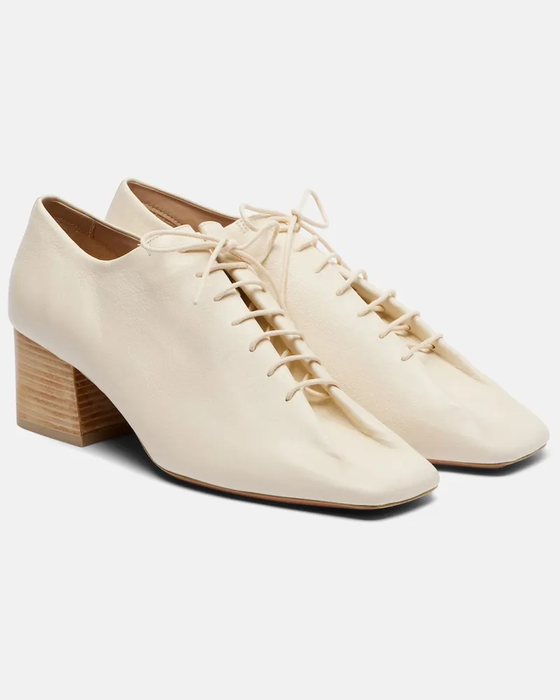 Christophe Lemaire Pumps Souris 55 aus Leder Weiß