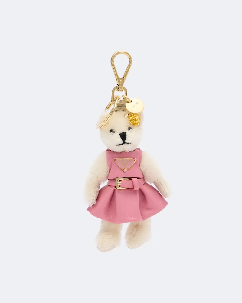 Prada Taschenanhänger Teddy Multicolor