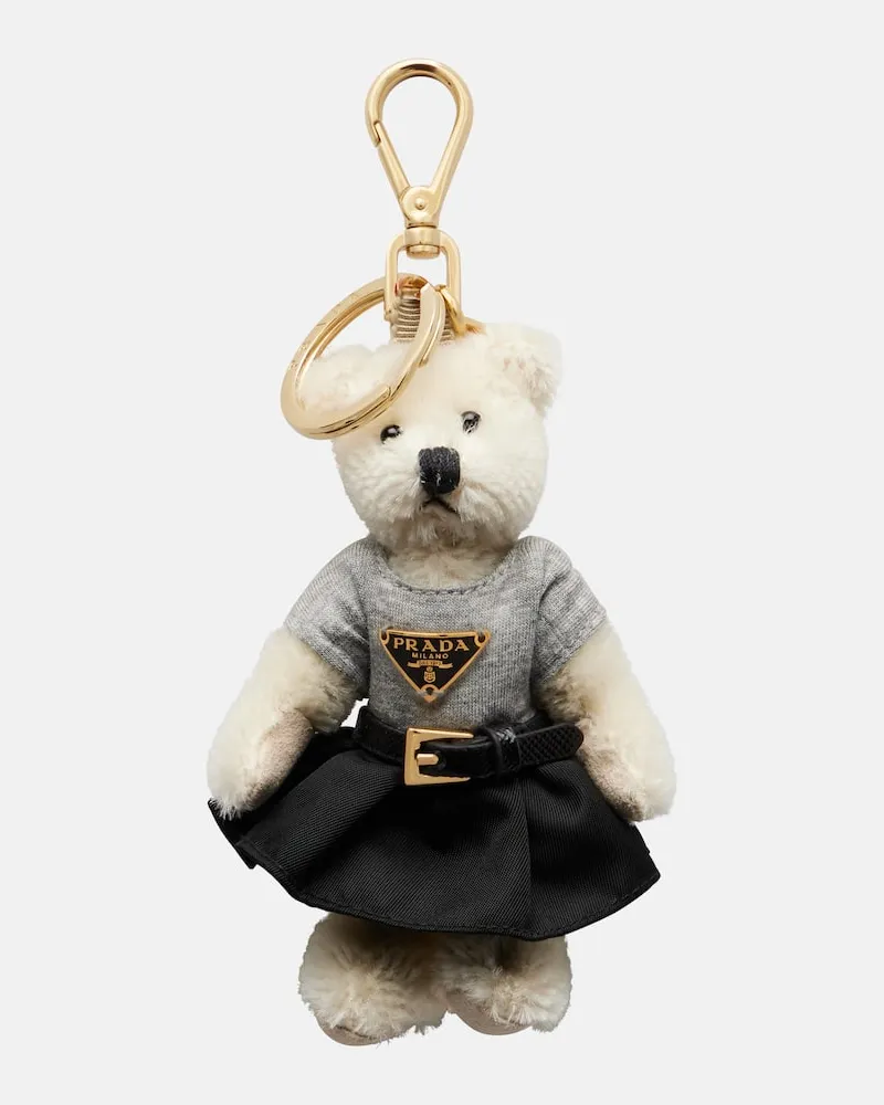 Prada Taschenanhänger Teddy Multicolor
