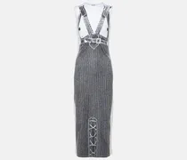Bedrucktes Midikleid aus Jersey