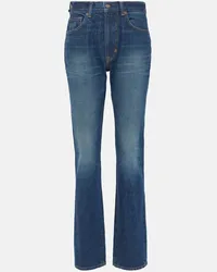 Tom Ford High-Rise Straight Jeans Blau