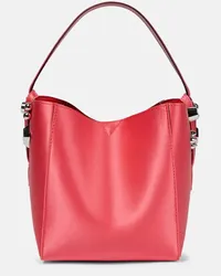 Christian Louboutin Bucket-Bag Cabachic Mini aus Satin Pink