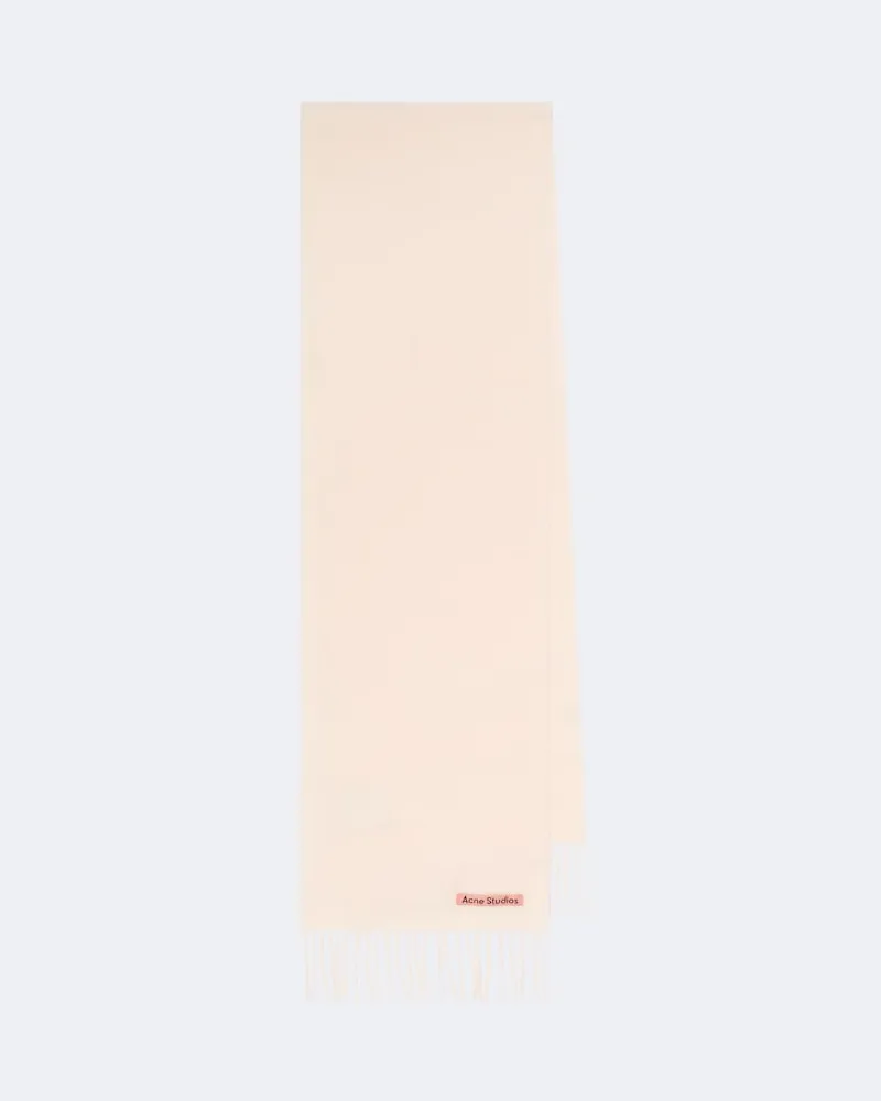Acne Studios Schal aus Wolle Beige