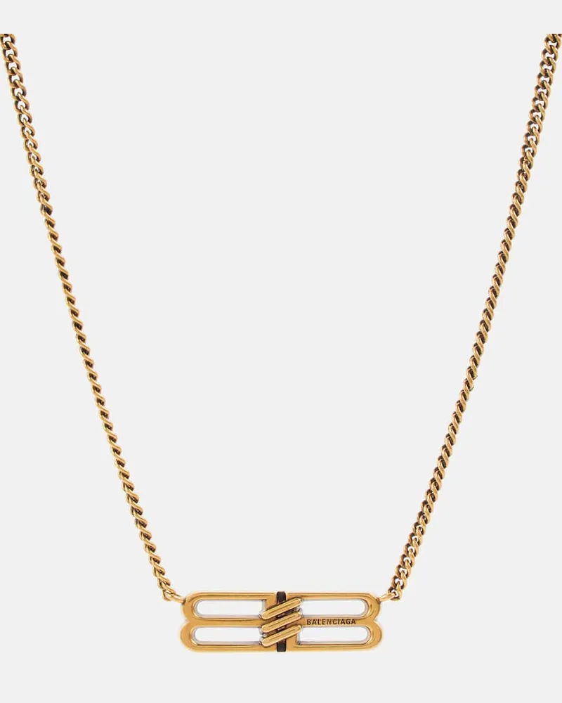 Balenciaga Halskette BB Icon Gold