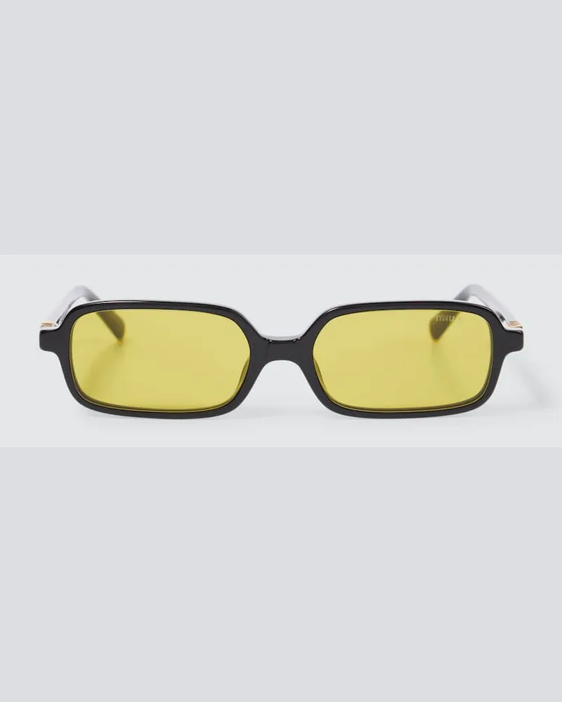 Miu Miu Eckige Sonnenbrille Miu Regard Schwarz