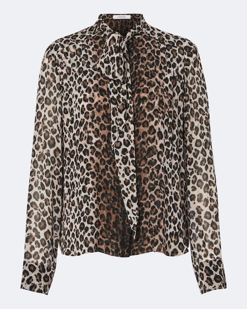Dorothee Schumacher Schluppenbluse Wild At Heart aus Georgette Braun