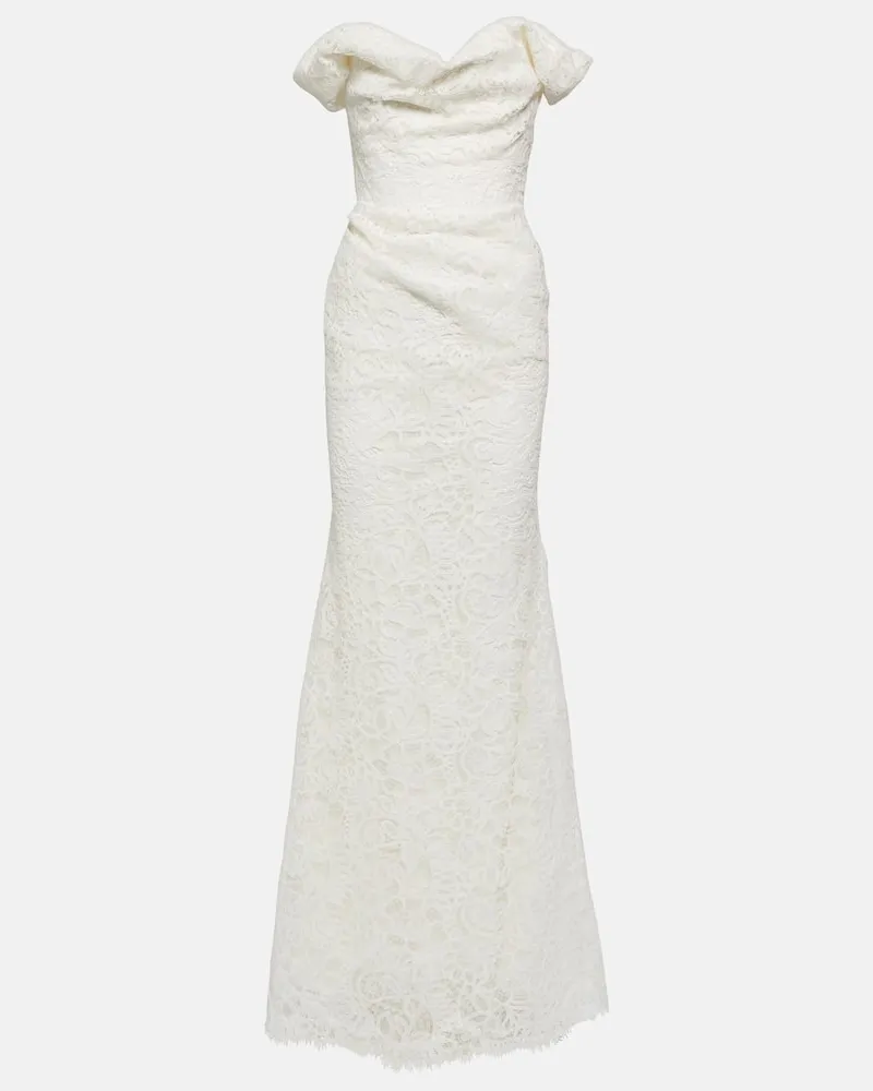 Vivienne Westwood Bridal Robe Nova Cora aus Spitze Weiß