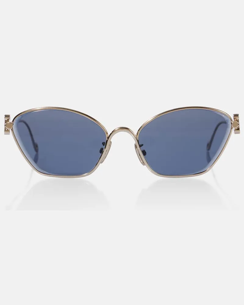 Loewe Cat-Eye-Sonnenbrille Anagram Gold