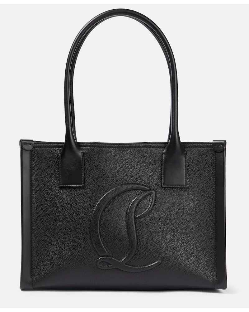 Christian Louboutin Tote By My Side Large aus Leder Schwarz