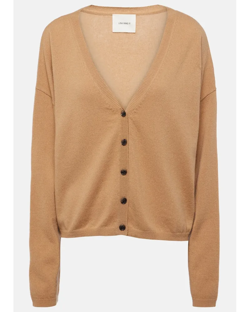 Lisa Yang Cardigan Abby aus Kaschmir Nude