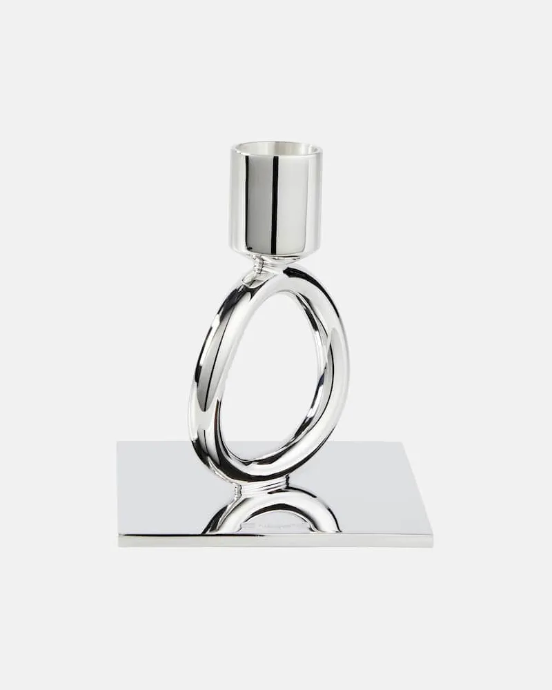 Christofle Kerzenständer Vertigo by Andrée Putman Silber