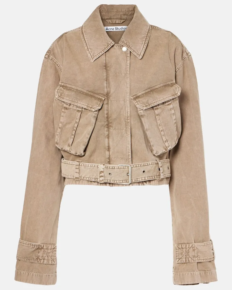 Acne Studios Jeansjacke Beige