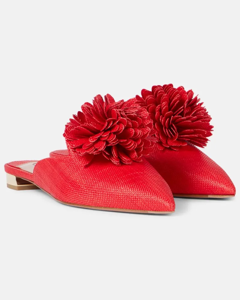 Aquazzura Mules Couturier Rot