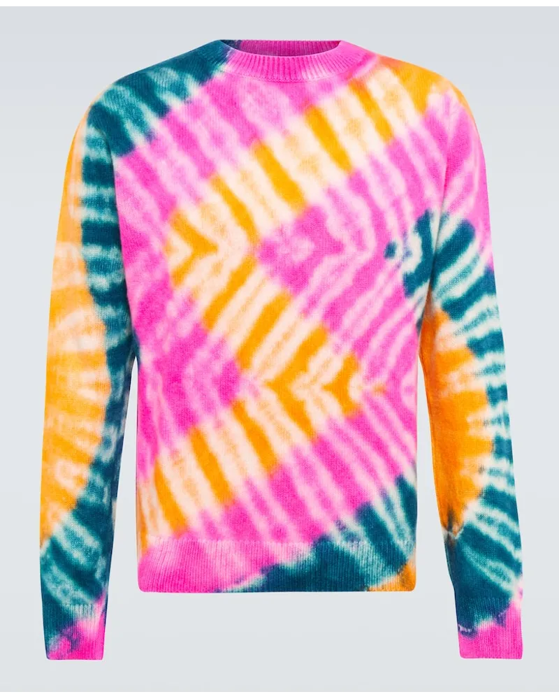 The Elder Statesman Pullover Zig aus Kaschmir Multicolor