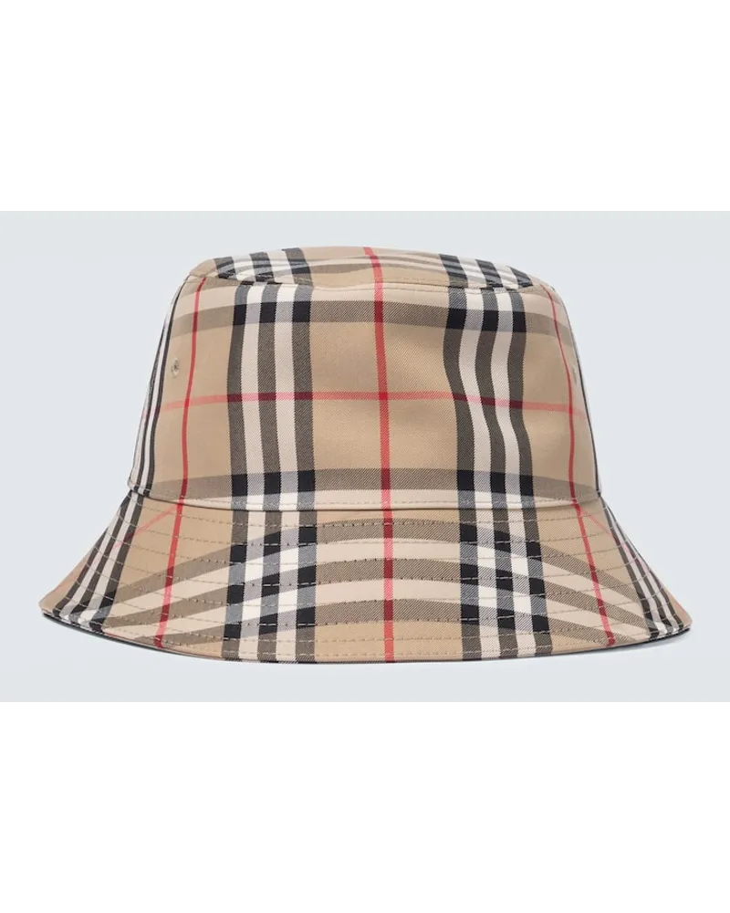 Burberry Hut aus einem Baumwollgemisch Beige