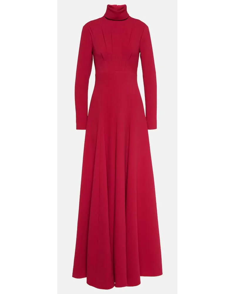 EMILIA WICKSTEAD Maxikleid Oakley aus Crêpe Rot