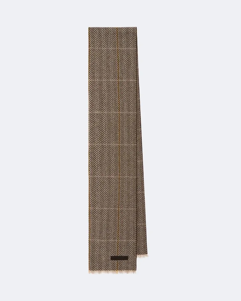 Ermenegildo Zegna Schal aus Kaschmir Braun