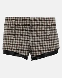 Miu Miu Shorts aus Schurwolle Multicolor