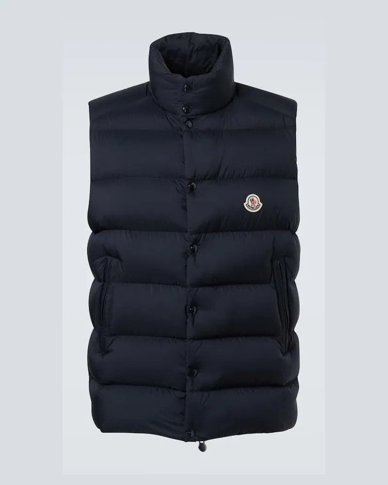 Moncler Daunenweste Blau