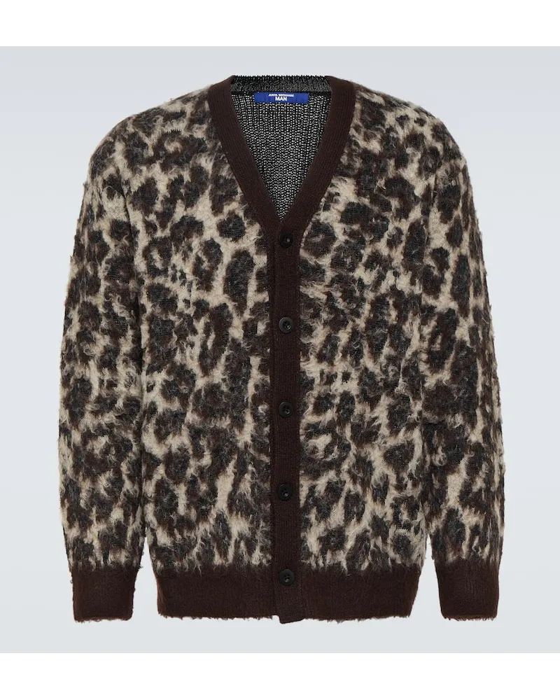 Junya Watanabe Cardigan aus einem Baumwollgemisch Schwarz