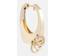 Einzelner Ohrring Grace aus 14kt Gelbgold mit Diamanten