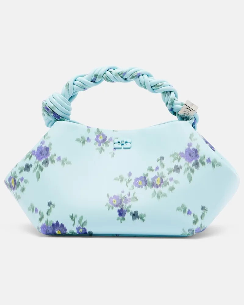 Ganni Henkeltasche Bou Small Blau