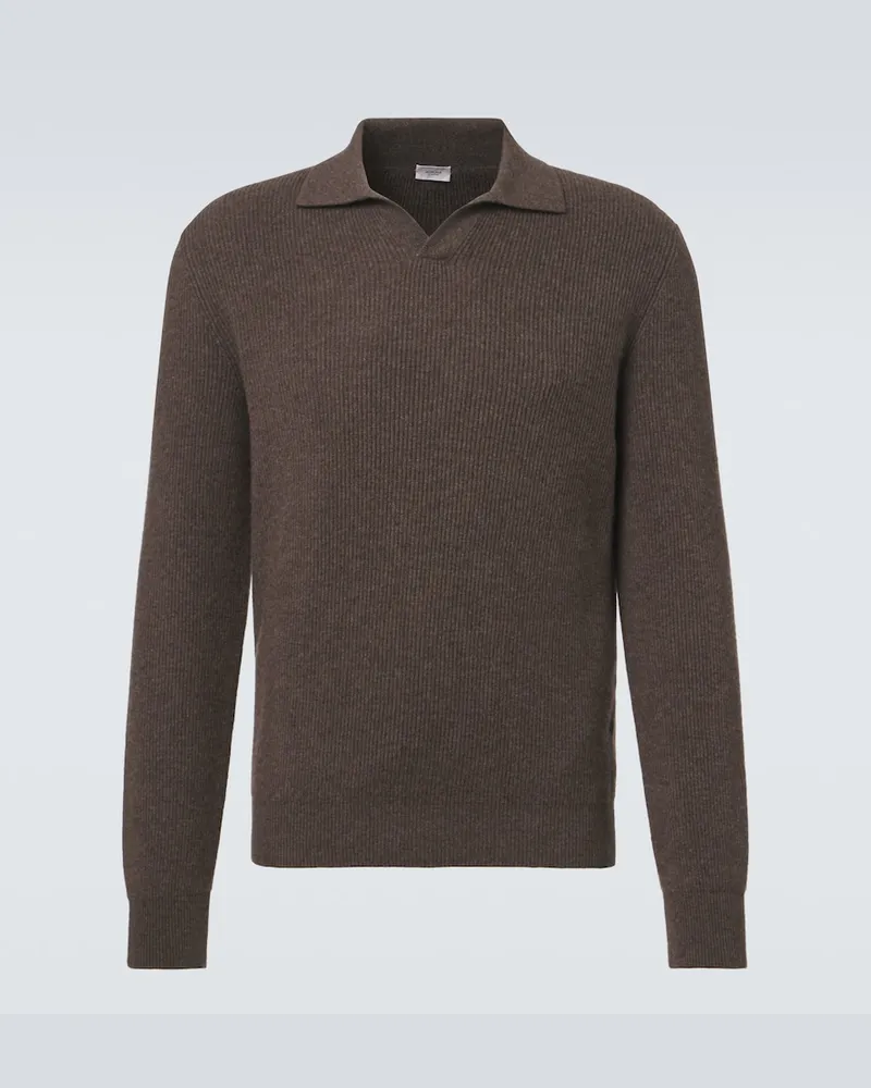 AGNONA Polopullover aus Kaschmir Grün