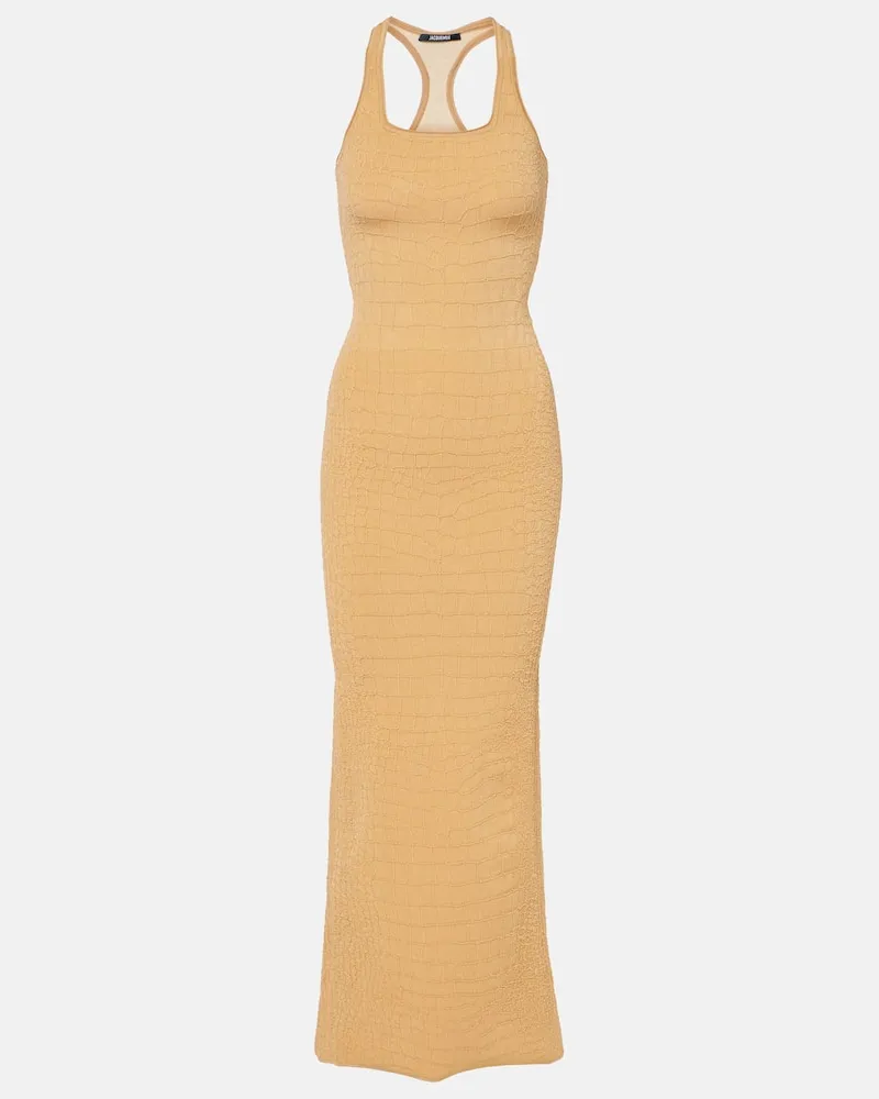 Jacquemus Maxikleid Scala Beige
