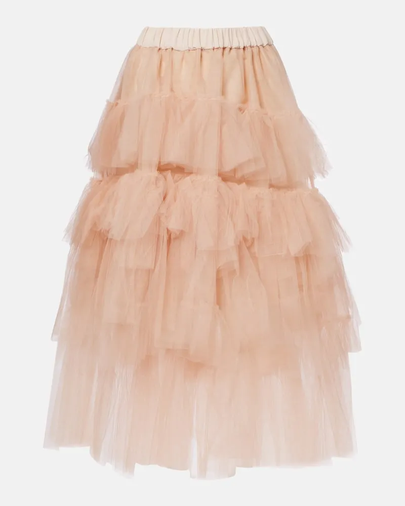 Simone Rocha Midirock aus Tüll Rosa