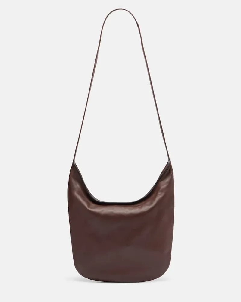 The Row Schultertasche N/S Izzy aus Leder Braun