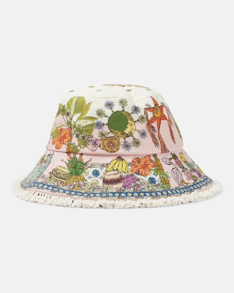 ALEMAIS Alémais Hut Hazel aus Leinen Multicolor
