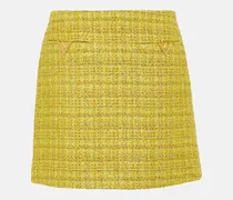 Minirock VGold aus Tweed