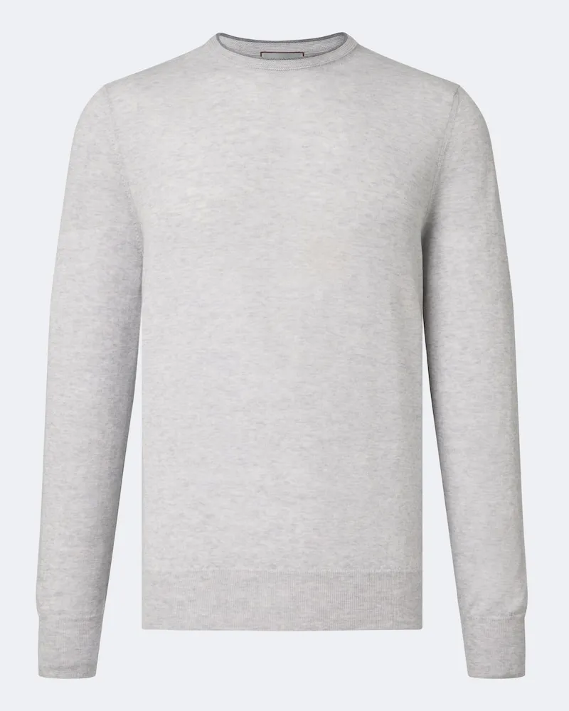 Canali Pullover aus Wolle Grau